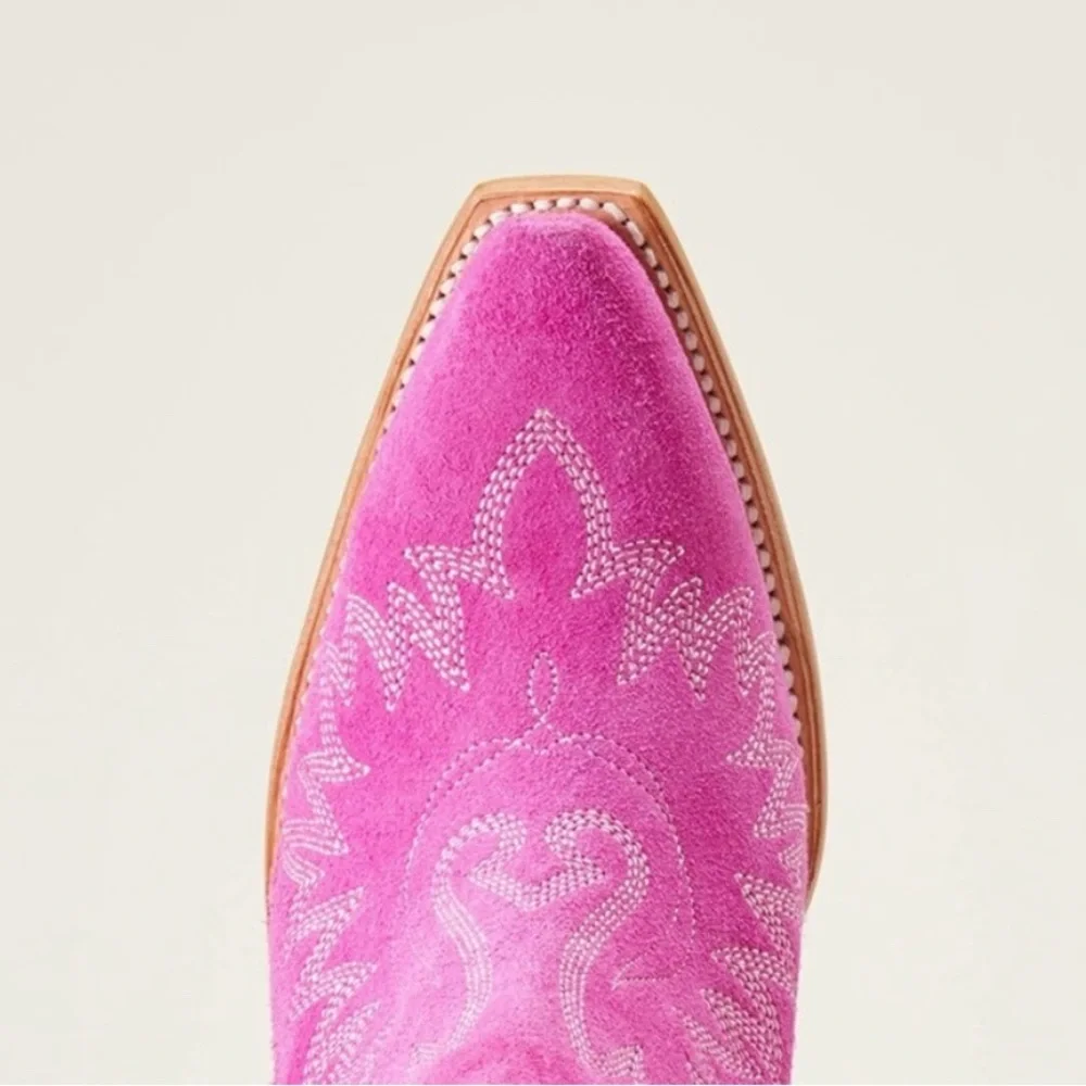 Ariat pink Dixon Boots - Picture 2 of 9